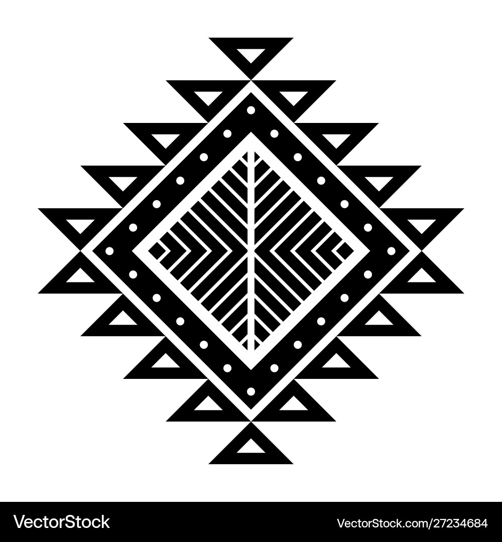 Aztec element Royalty Free Vector Image - VectorStock