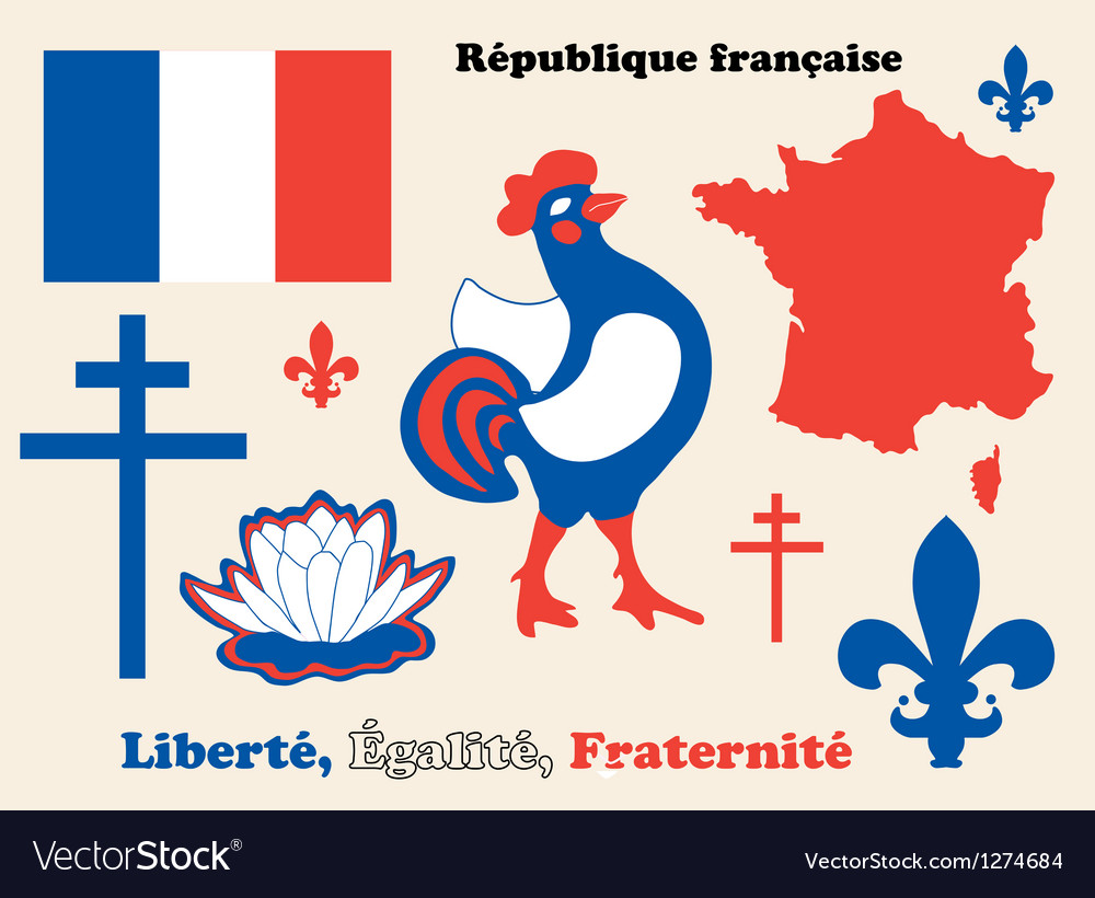 symbols-of-france-royalty-free-vector-image-vectorstock