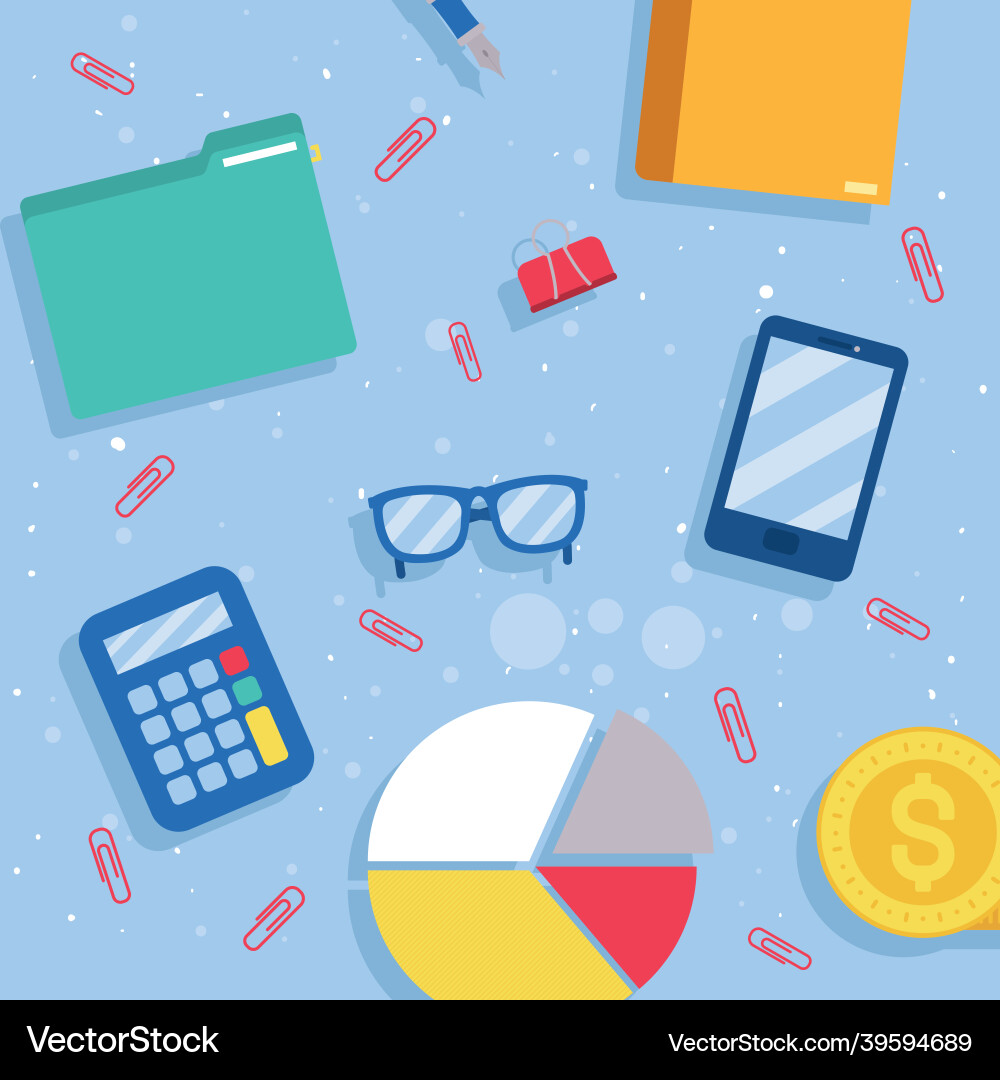 Audit icon set Royalty Free Vector Image - VectorStock