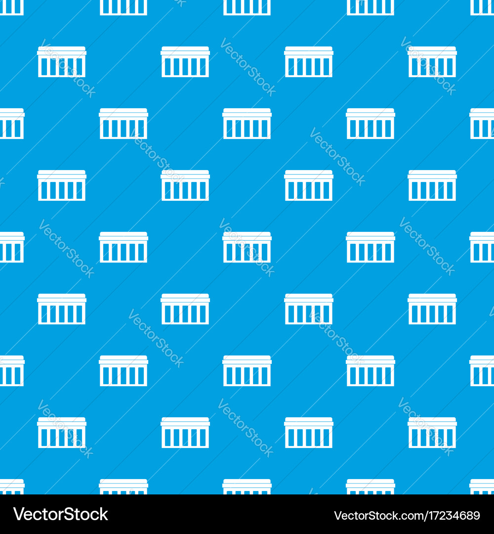Circuit board technology pattern seamless blue Vector Image