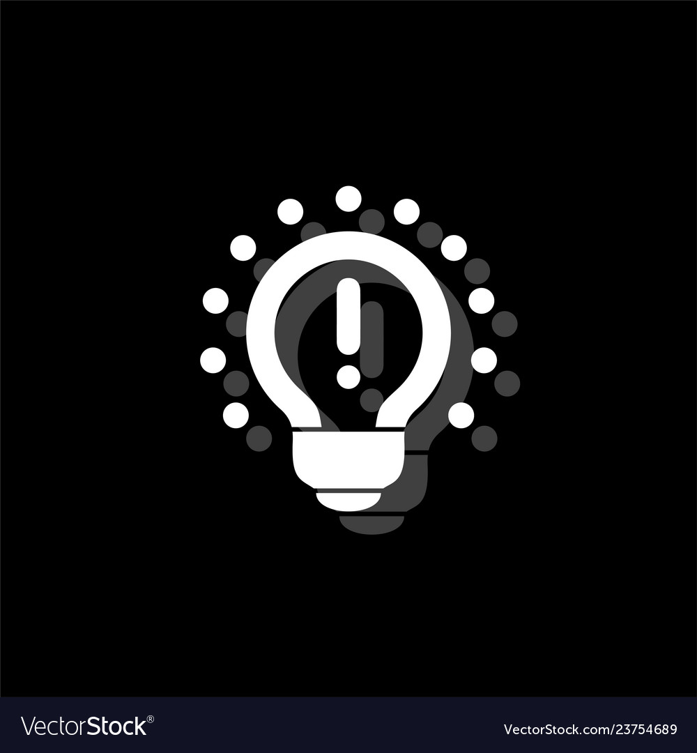 Idea icon flat