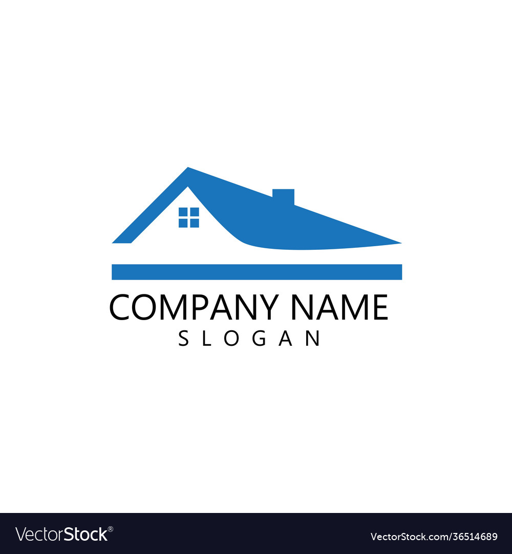 Property logo template Royalty Free Vector Image