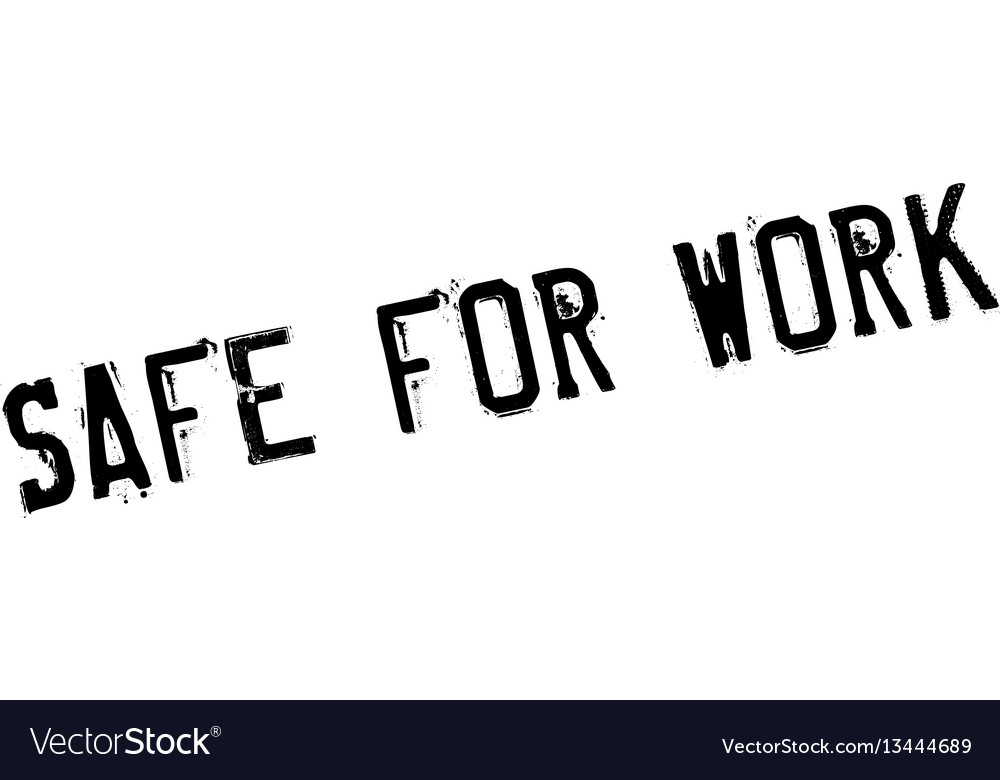 Safe for work rubber stamp