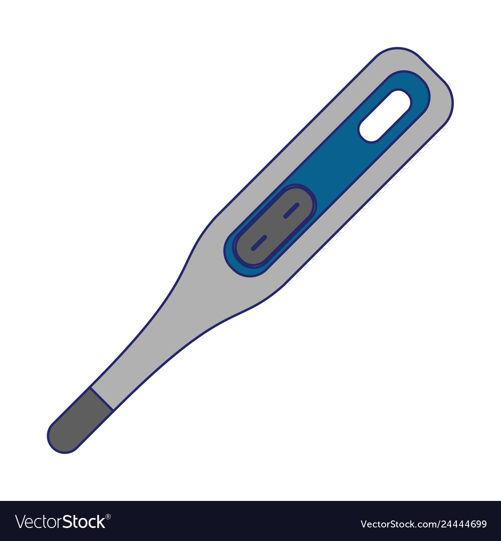 Glucometer medical supplie isolated blue lines