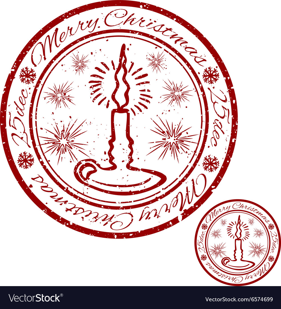 Grunge Christmas Stamp Set