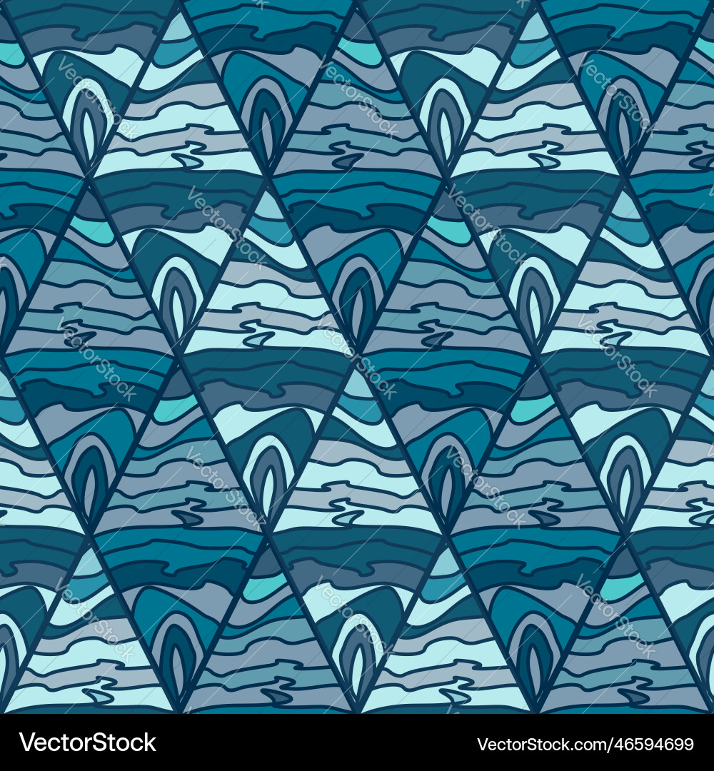 Mosaic seamless background pattern abstract Vector Image