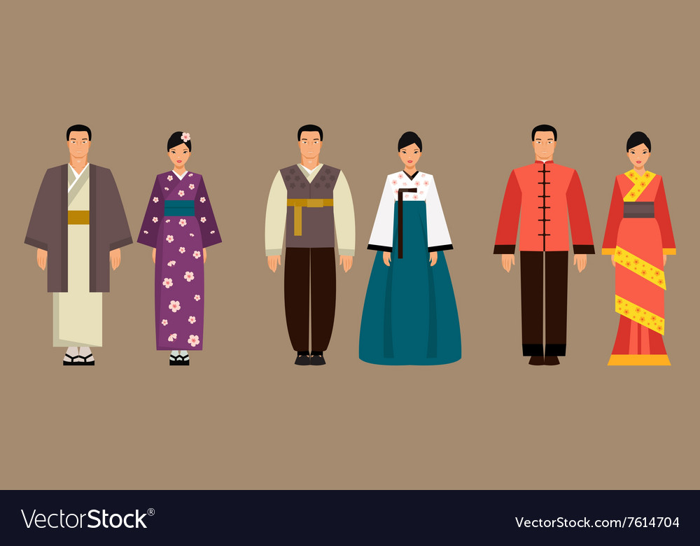 National costume of asian countries best sale