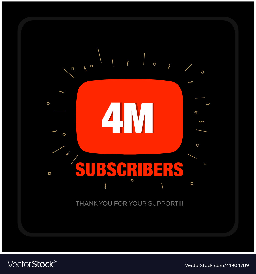 4m subscribers on social media video platform