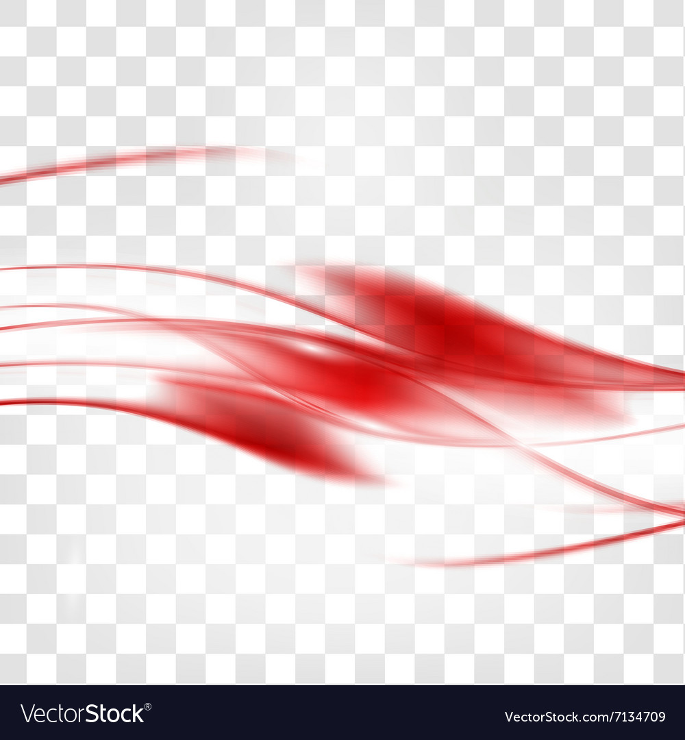 Red background curve