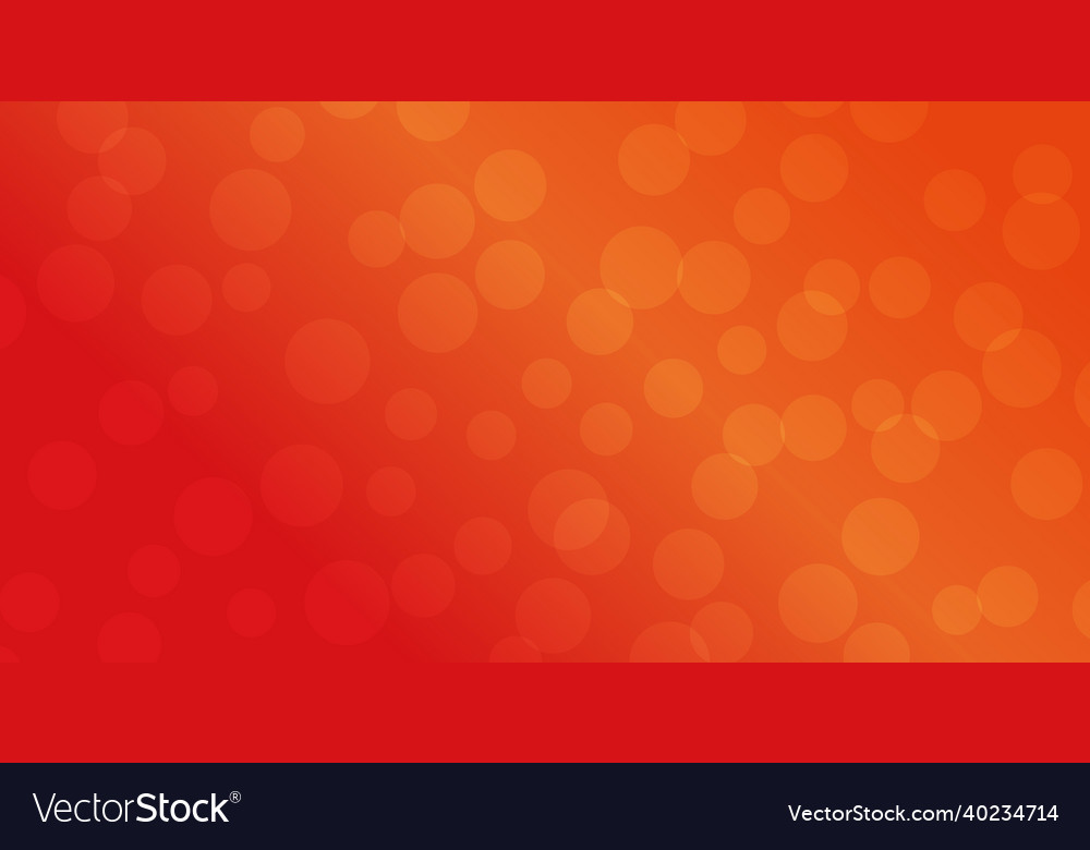 Abstract multicolored blurred bokeh on red