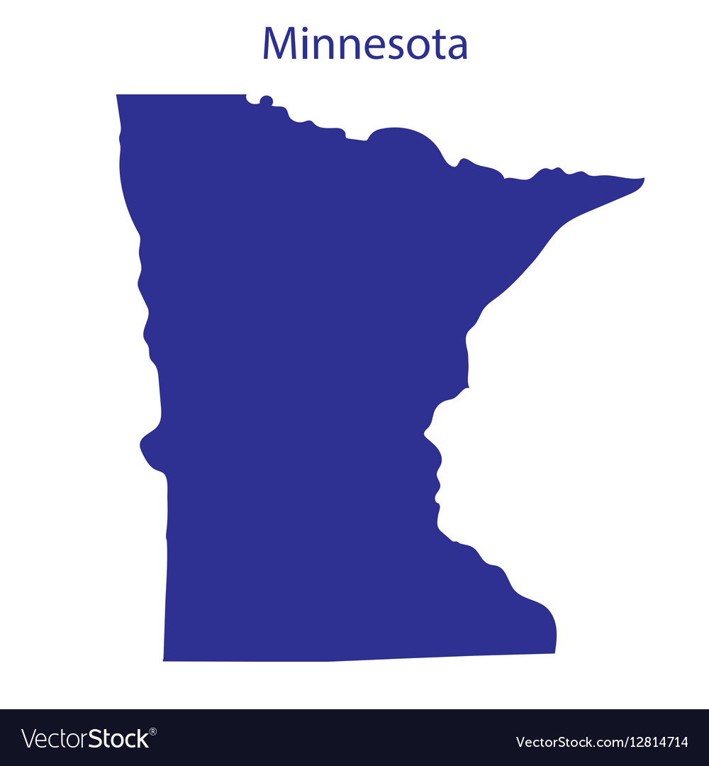 United states minnesota Royalty Free Vector Image