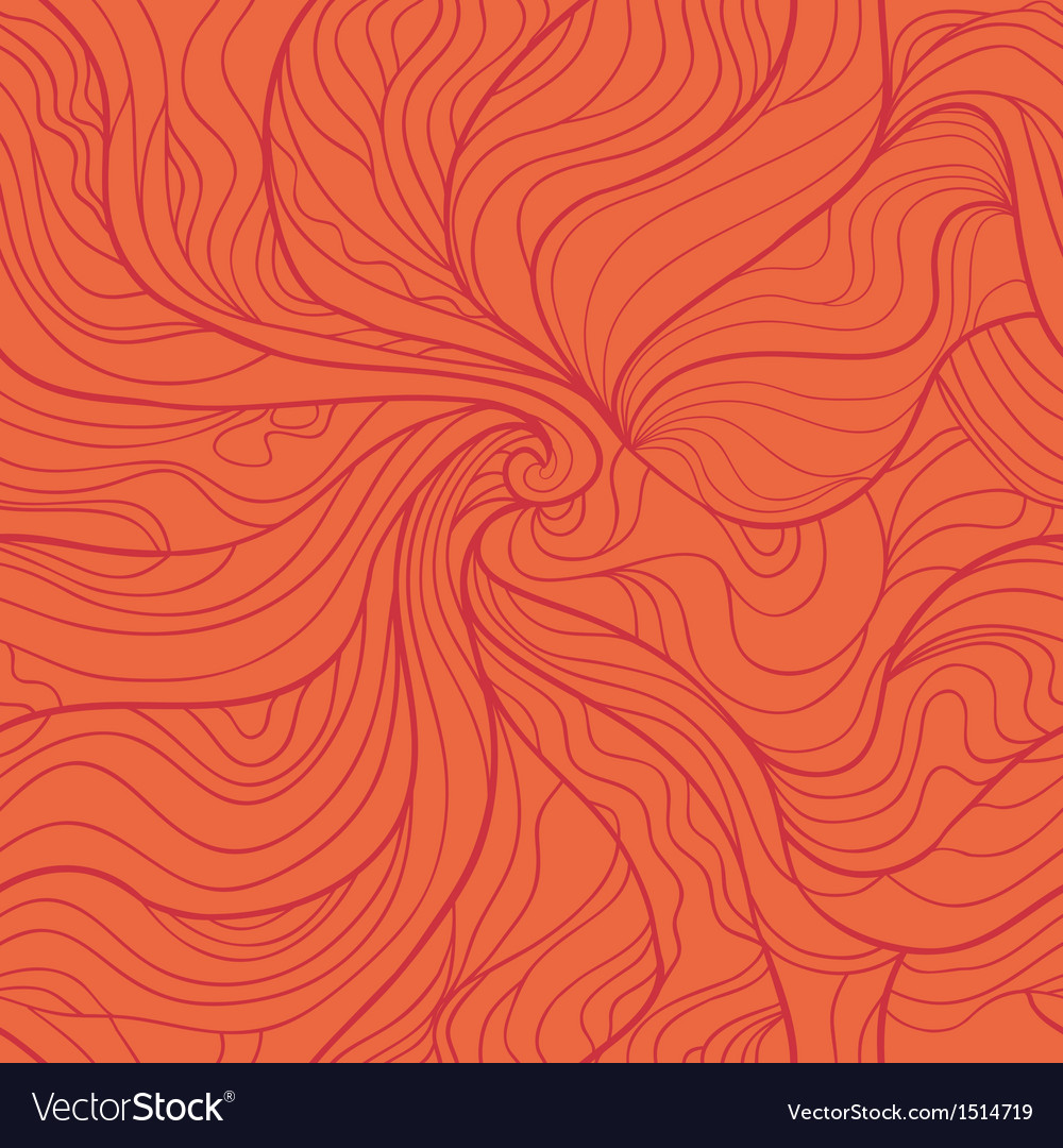 Abstract whirlpool seamless pattern in red tints
