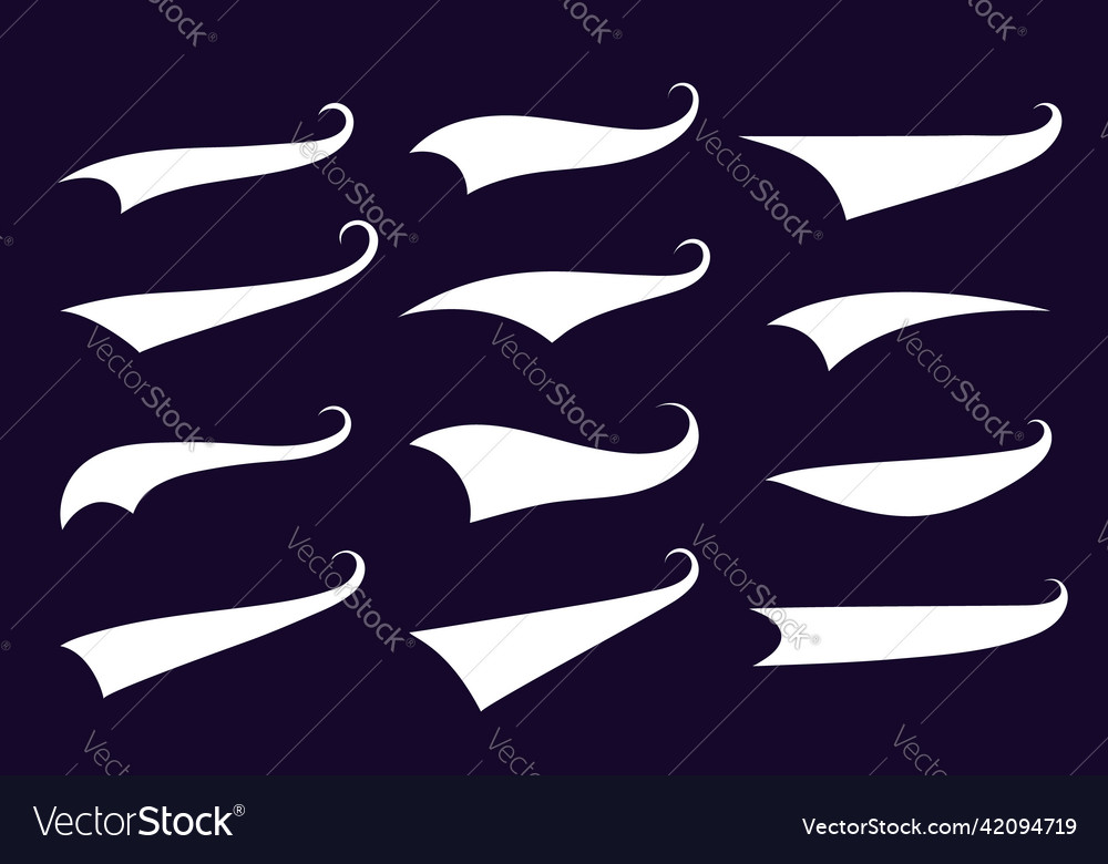 Premium Vector  Text tails swoosh baseball sign typography font curve tail  font swoosh tail ornamental vector