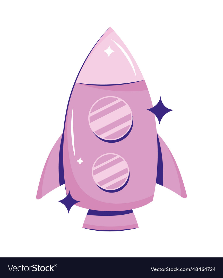 Purple rocket design