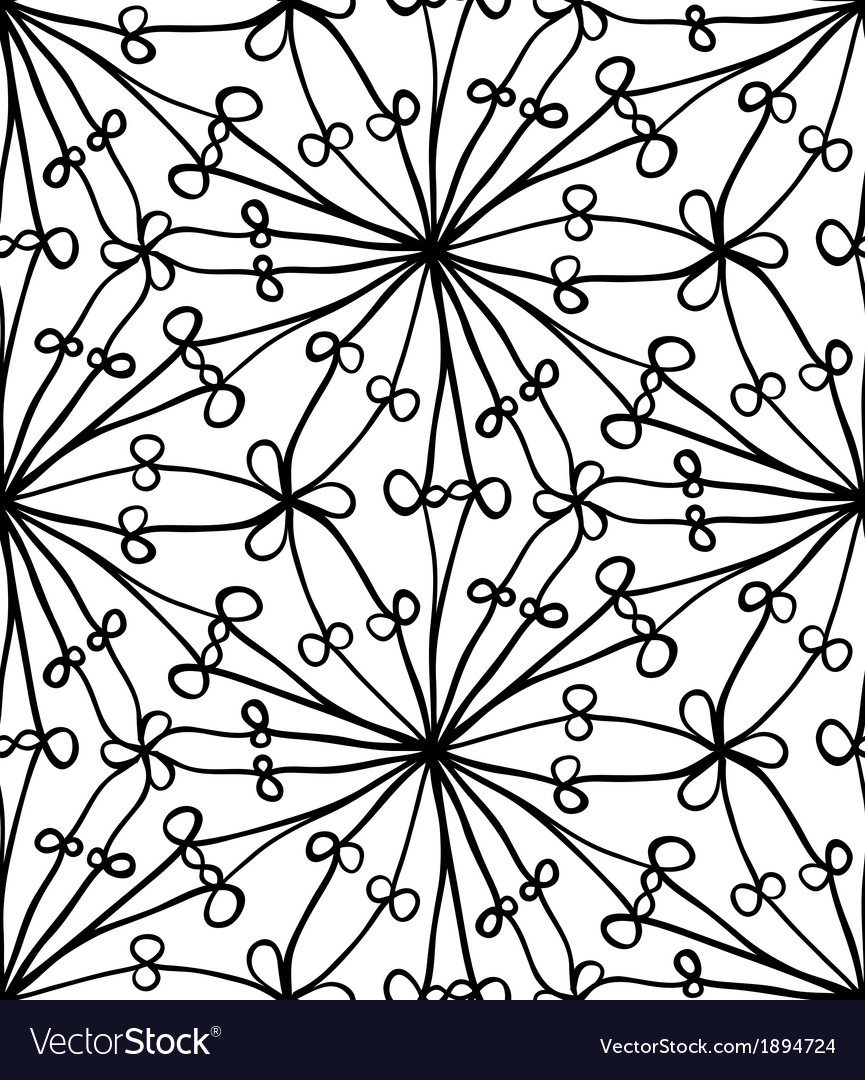 Seamless abstract hand drawn pattern