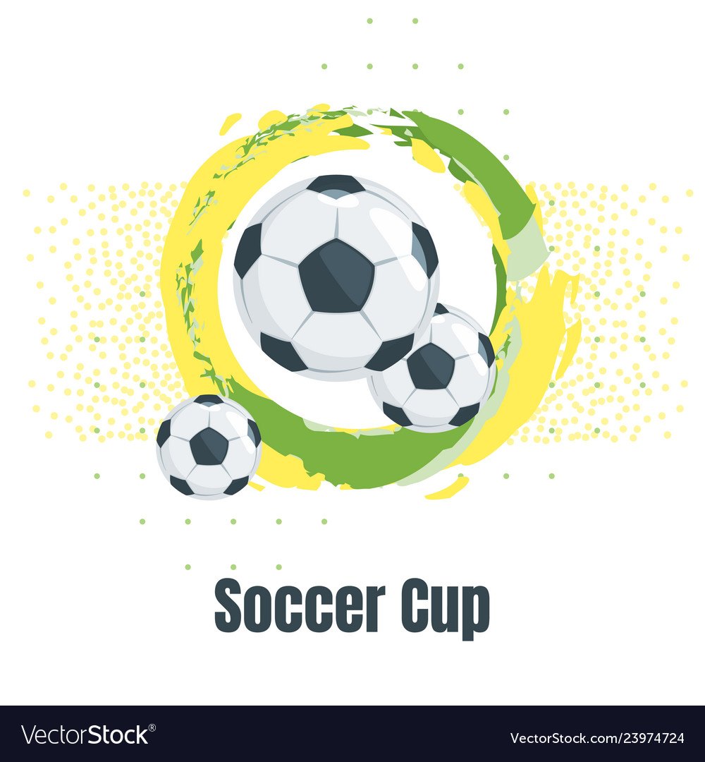 Soccer championship design element