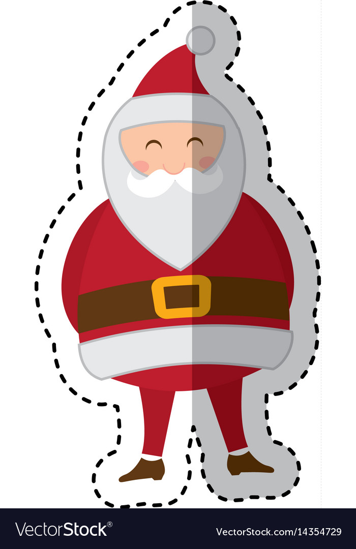 Cute santa claus character Royalty Free Vector Image