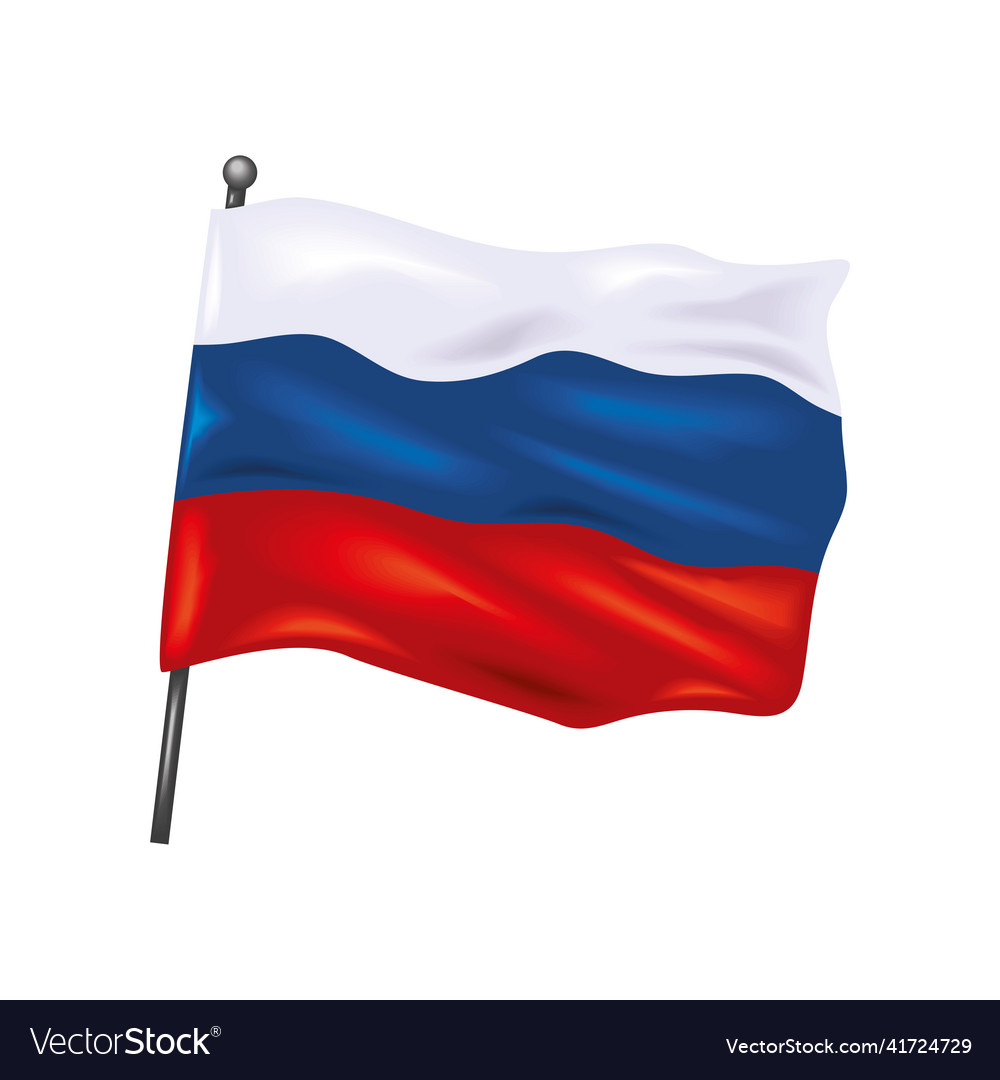 Flag Of Russia Royalty Free Vector Image Vectorstock