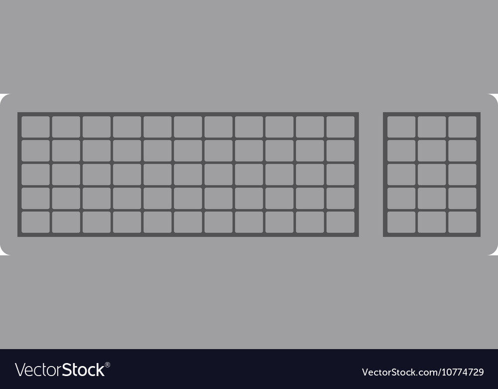 Isolated keyboard device design