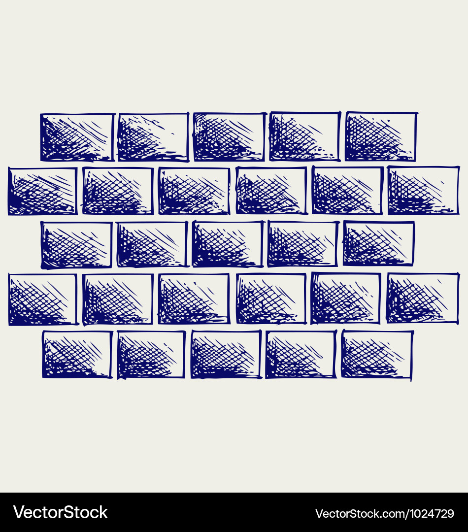 Old bricks Royalty Free Vector Image - VectorStock
