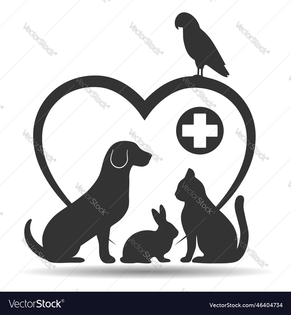 Veterinarian Logo Black And White