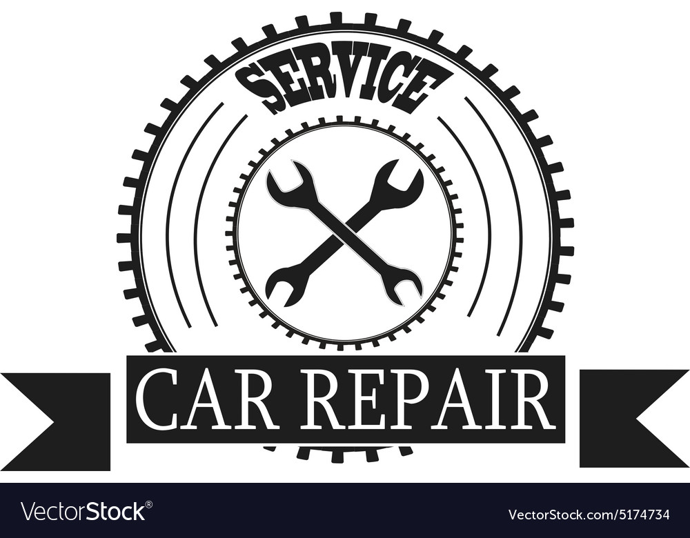 Car service logo template automotive repair theme Vector Image