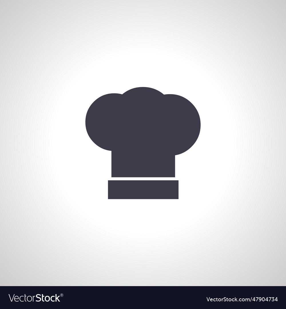 Chef Hat Uniform Icon Cooking Icon Royalty Free Vector Image