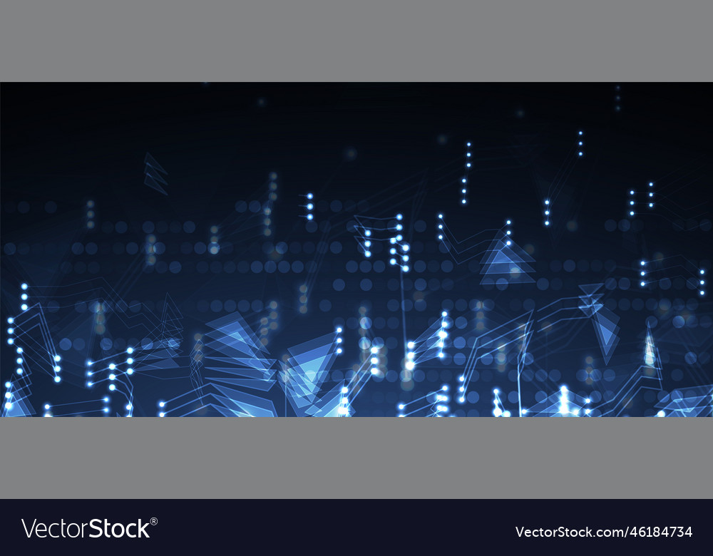 Neural network concept connected cells with links vector image Neural network concept connected cells with links
