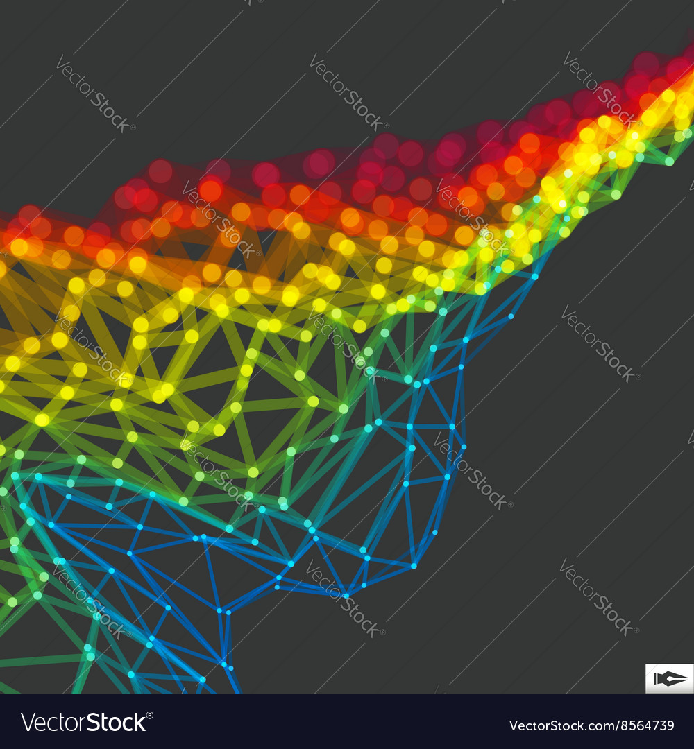 Abstract Polygonal Grid Background