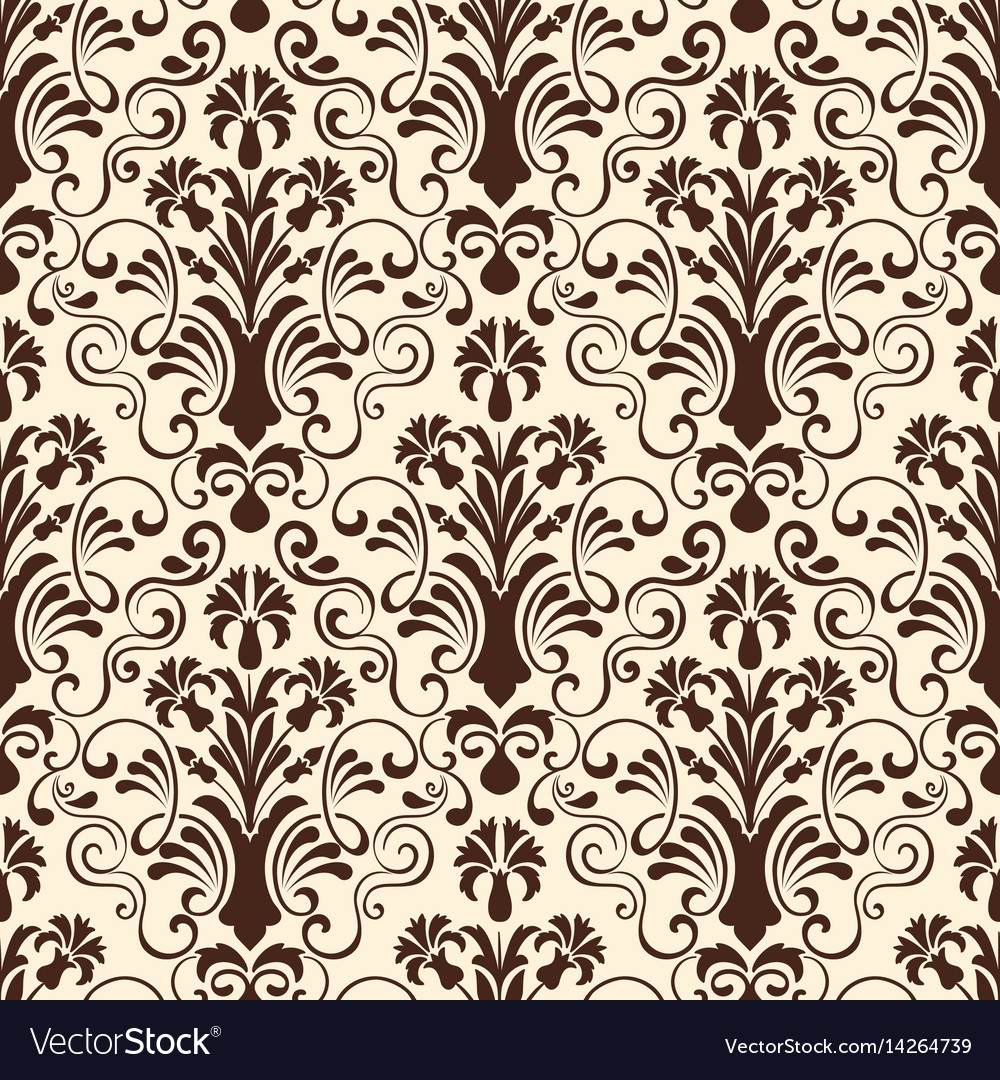 Damask seamless pattern background classical