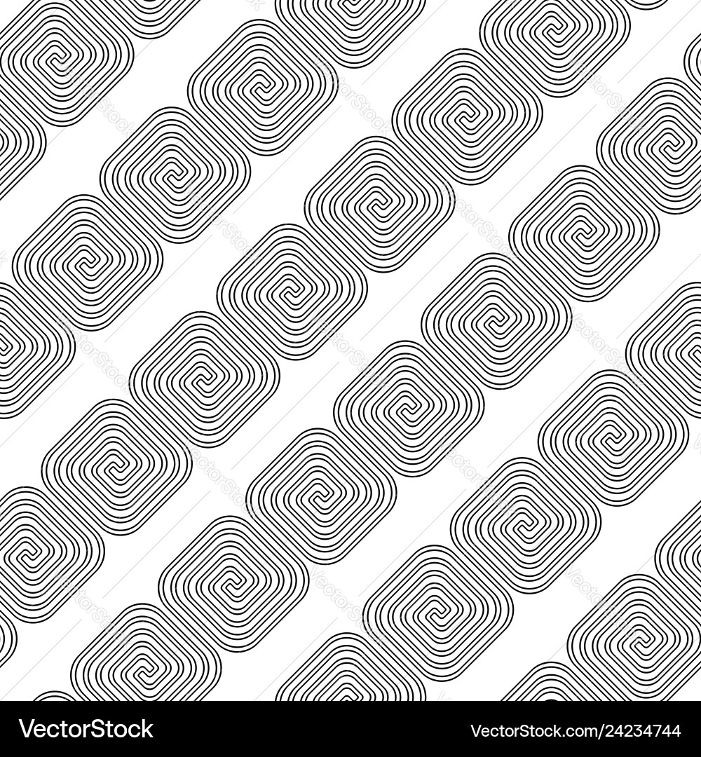 Design seamless spiral pattern Royalty Free Vector Image