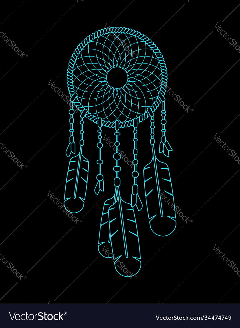 Dream catcher icon Royalty Free Vector Image - VectorStock