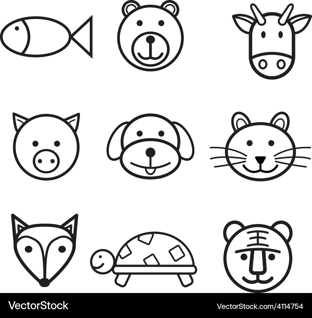 Animals Royalty Free Vector Image - VectorStock