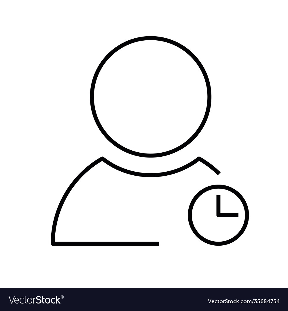 Lead user or person thin line icon