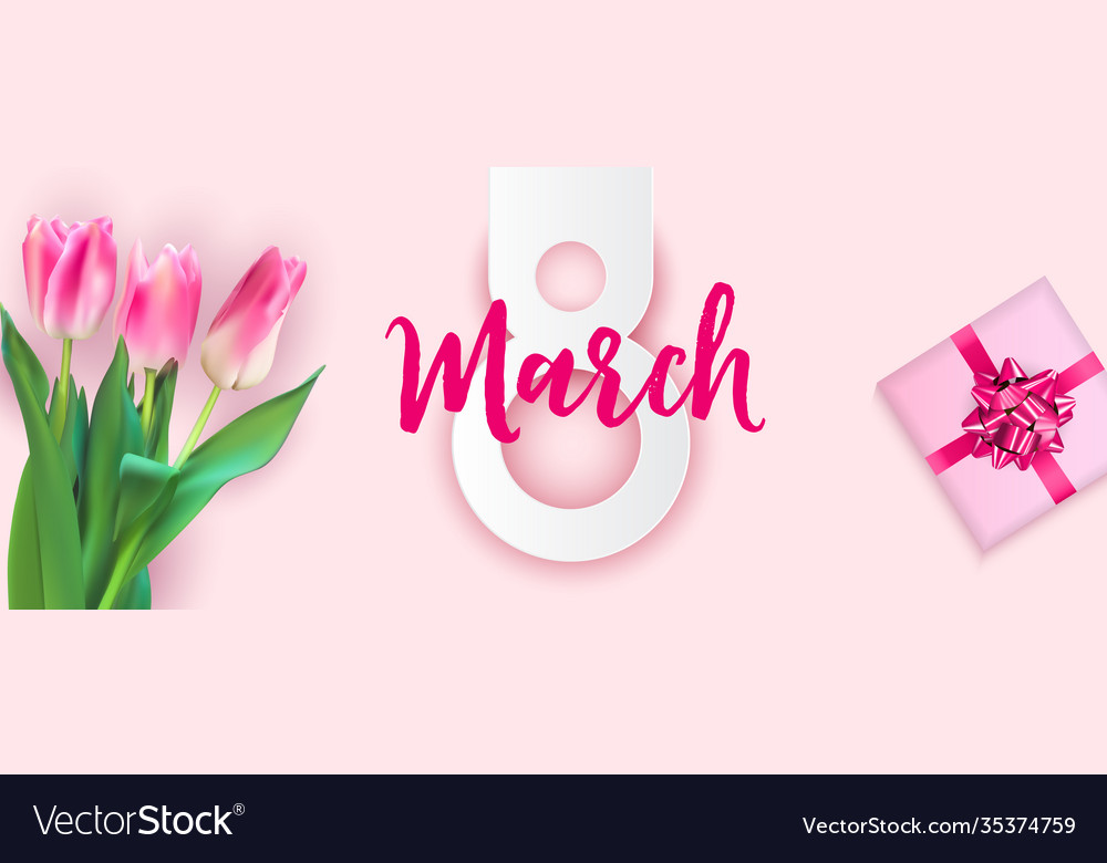 8 march sale banner background design template