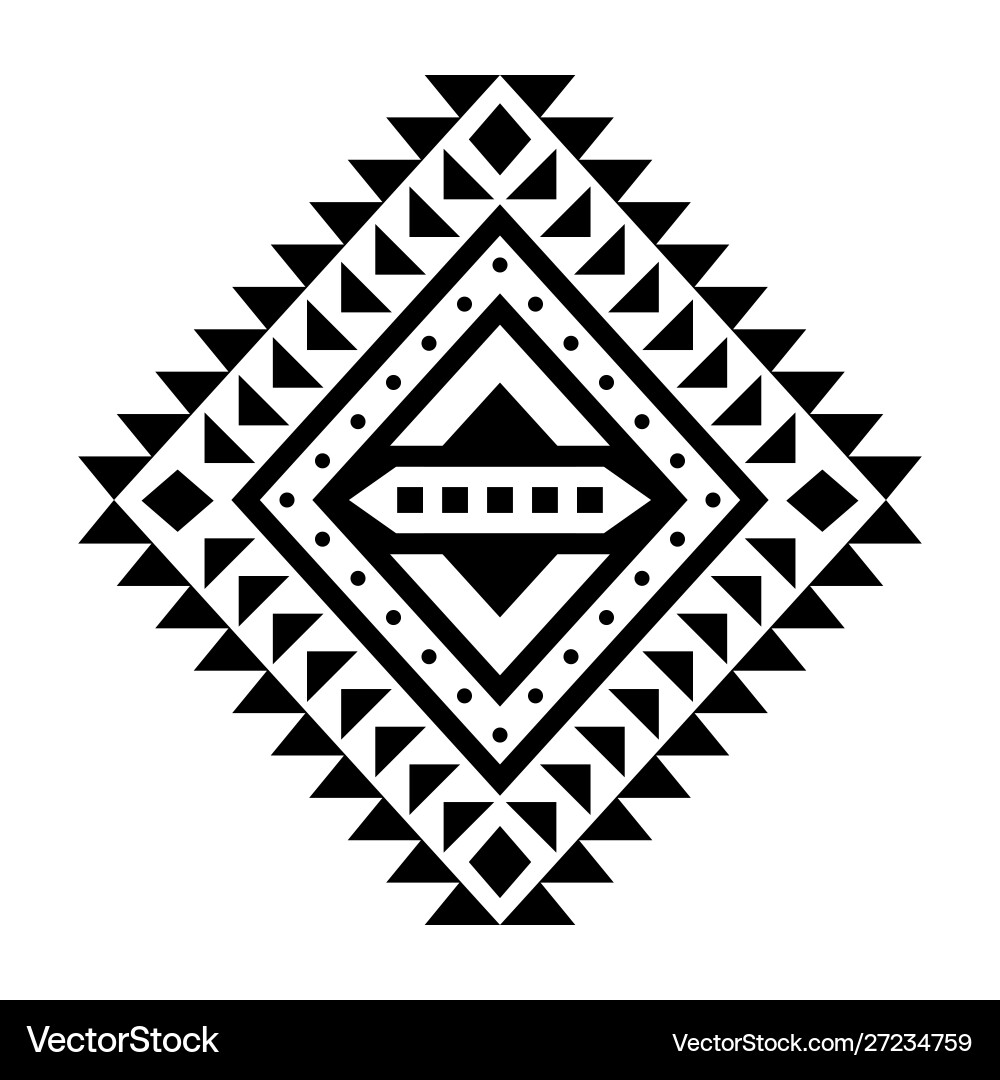 Aztec element Royalty Free Vector Image - VectorStock