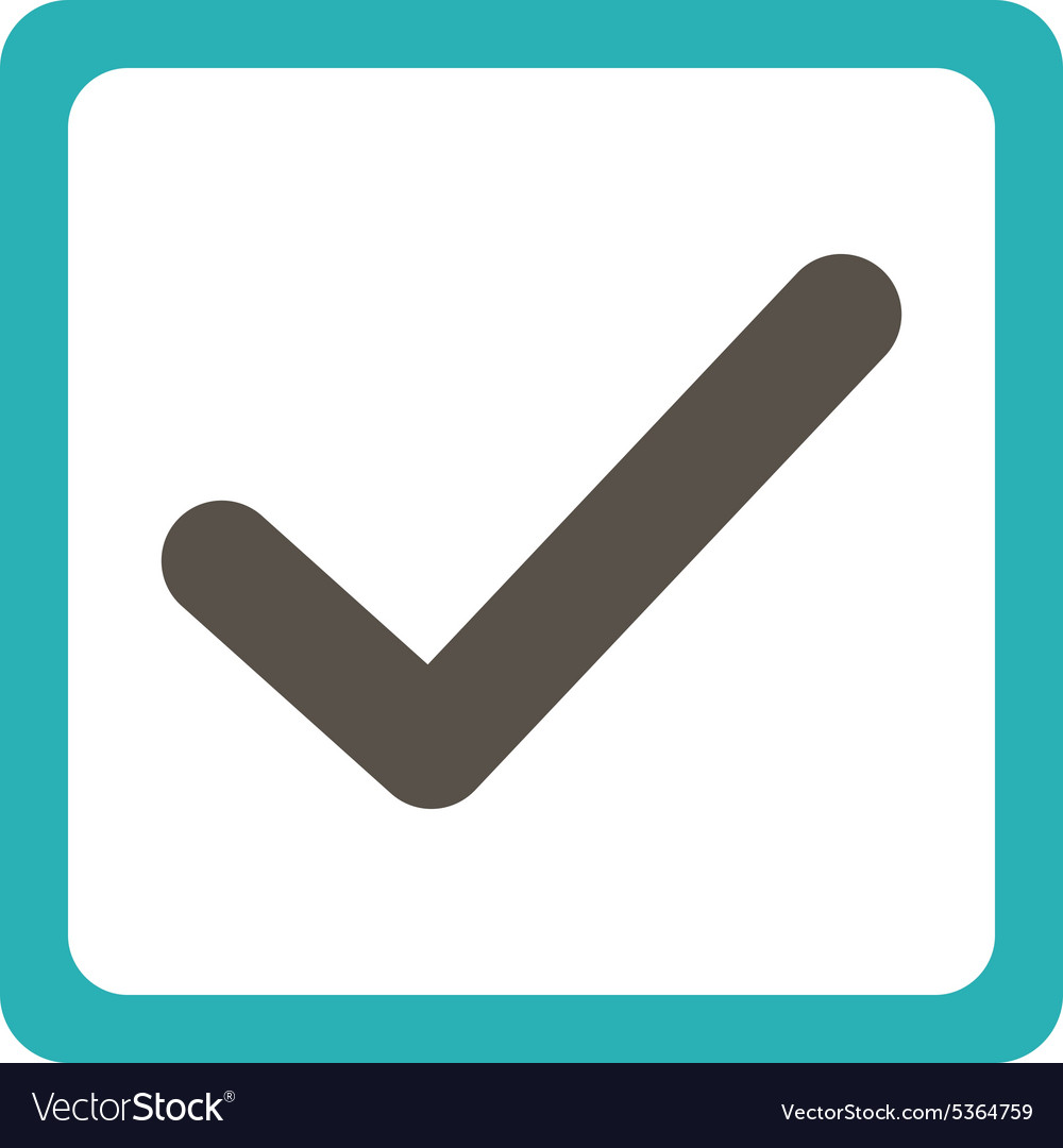 Checkbox icon from business bicolor set