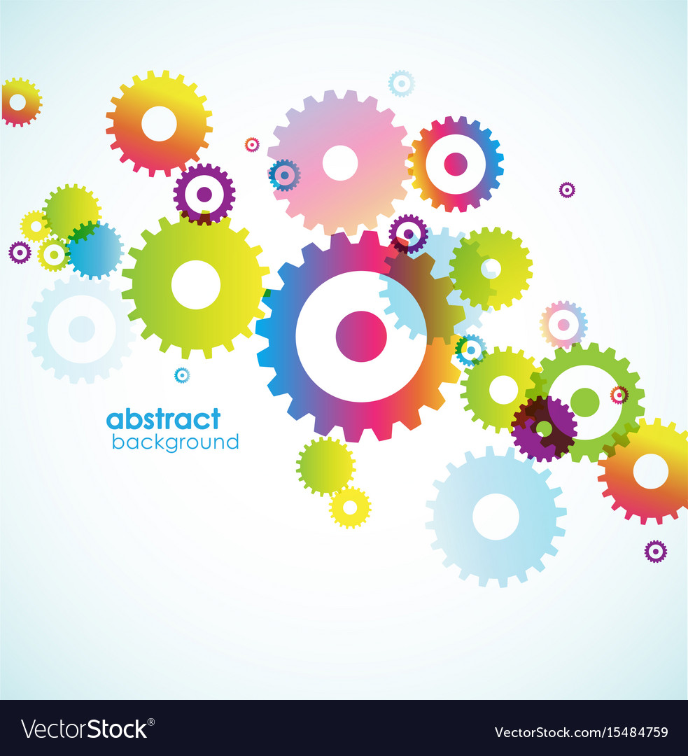 Colorful Abstract Circles Background