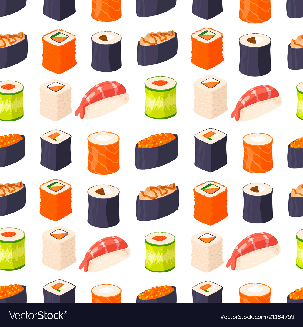 Delicious Sushi Rolls - Japanisches Essen