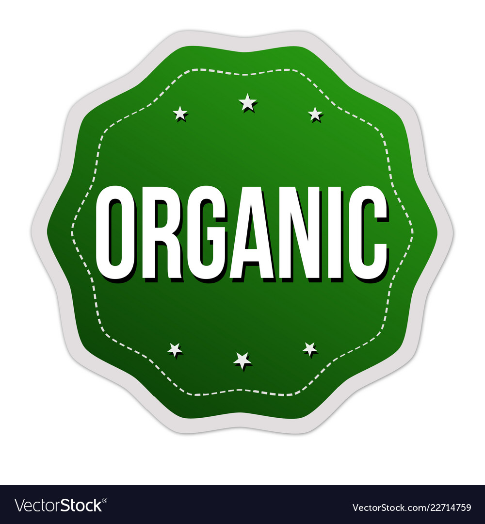 Organic Label Sticker