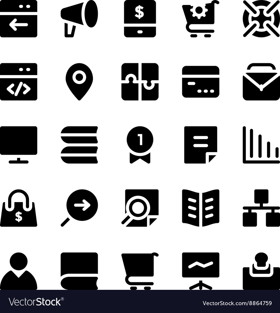 Seo and marketing icons 7