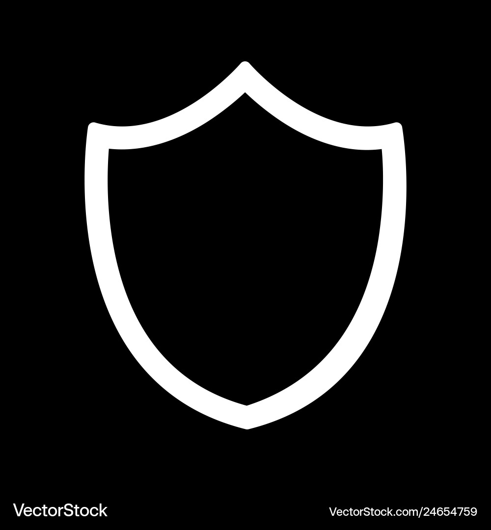 Shield icon Royalty Free Vector Image - VectorStock