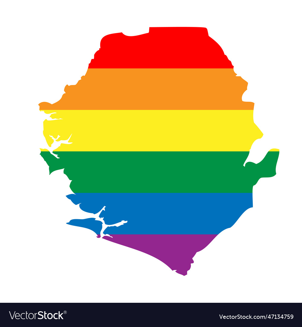 Sierra leone rainbow map