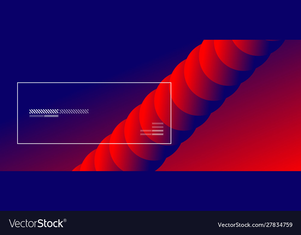 Simple abstract background with neon color circles vector image Simple abstract background with neon color circles