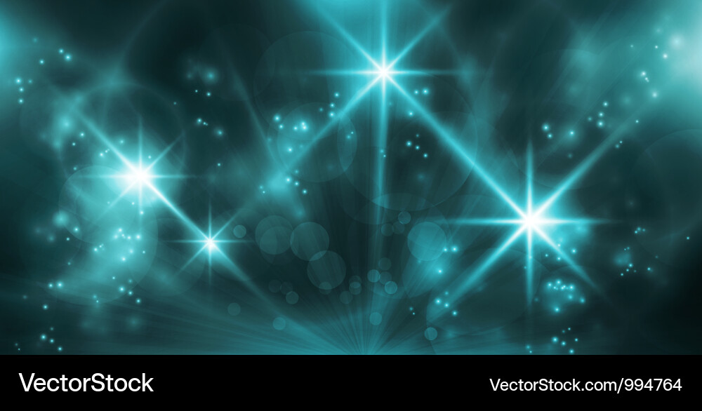 Abstract blue lights Royalty Free Vector Image