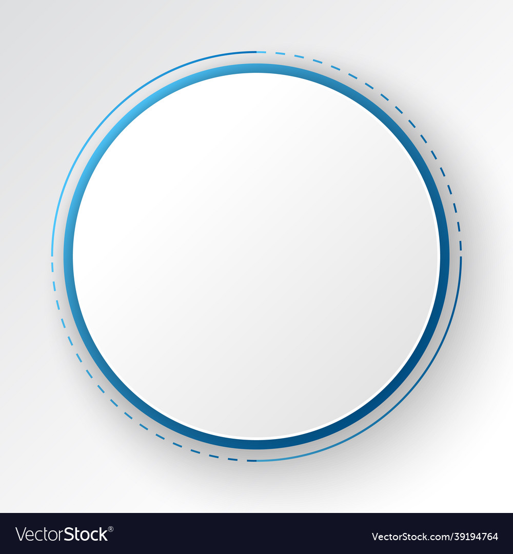 Abstract technology background white circle