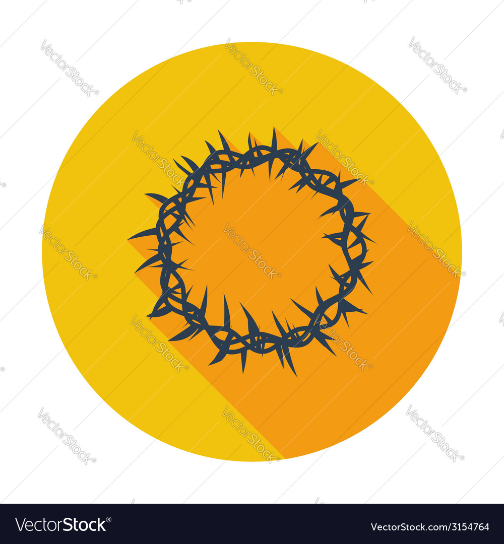 Crown of thorns Royalty Free Vector Image - VectorStock