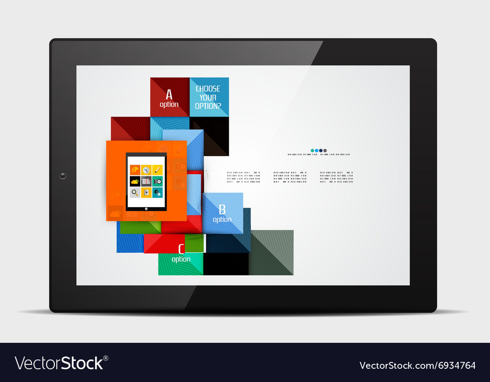 Geometrische quadratische Formen und Infografikoption