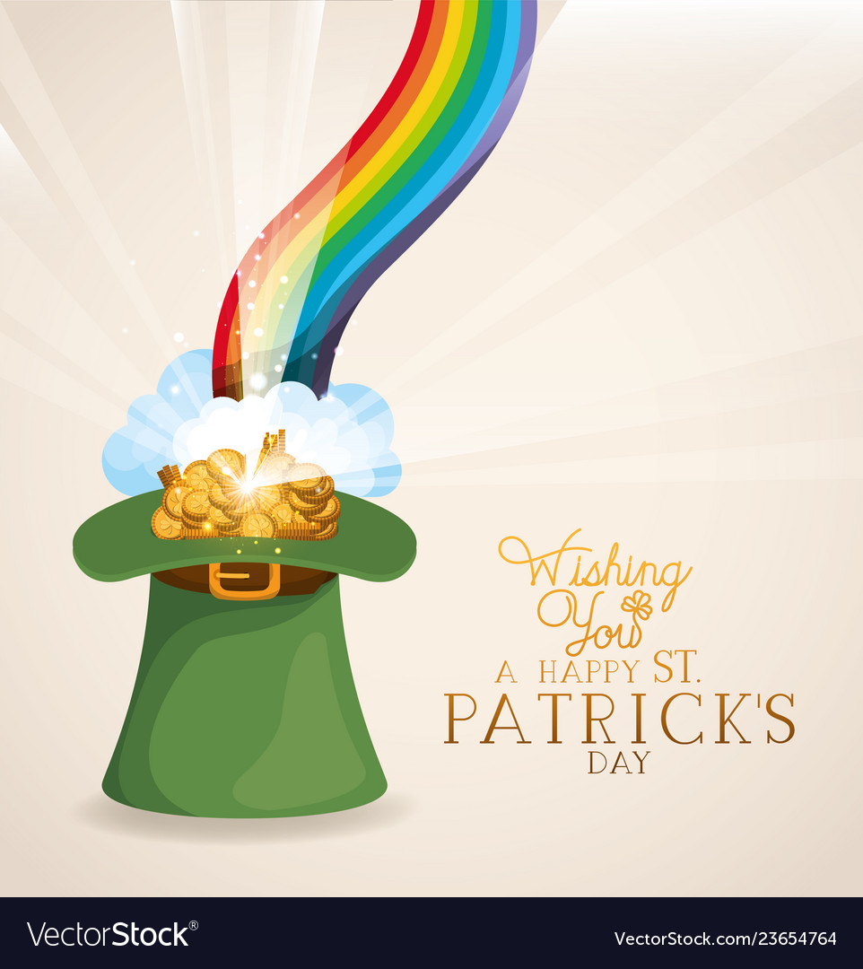 Lemprechaun hat saint patricks day font