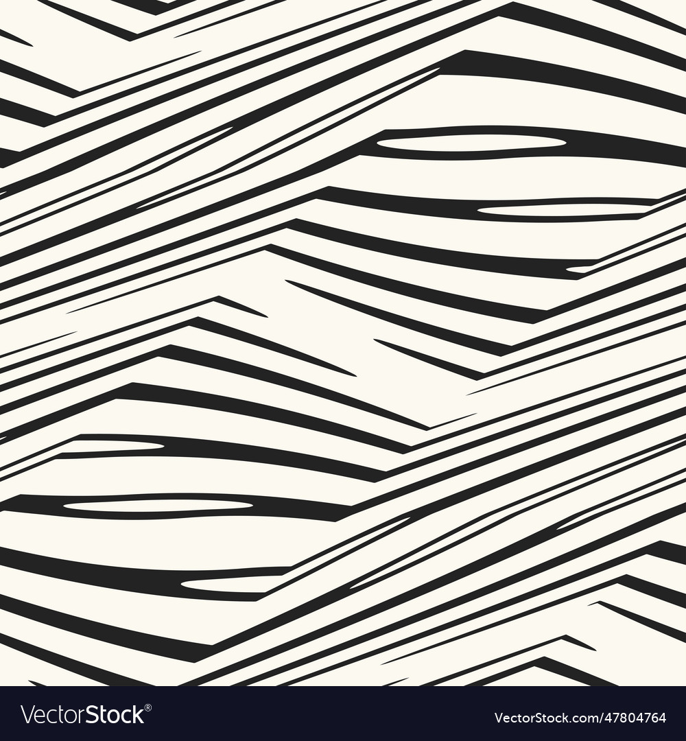 Monochrome variegated textured zigzag pattern vector image Monochrome variegated textured zigzag pattern